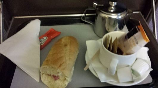 breakfast - bacon sandwich