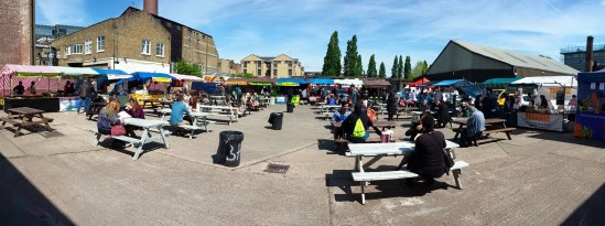 bricklane market openair food trolleys