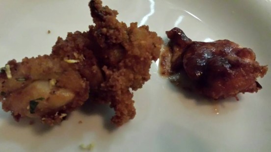 calamari & prawn fritters