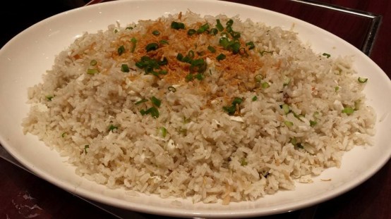 egg white dried scallops fried rice