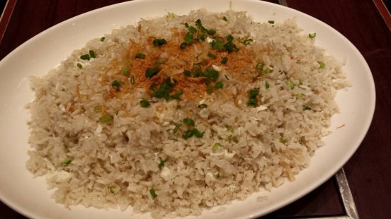 egg white dried scallops fried rice