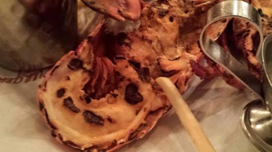 grilled whole lobster