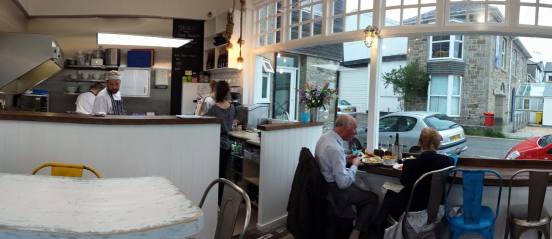 mackerel sky seafood bar at newlyn