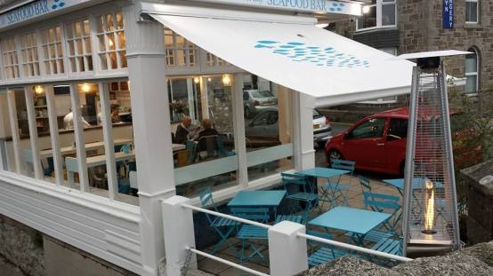 mackerel sky seafood bar at newlyn