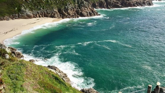 porthcurno beach (from minack theatre)