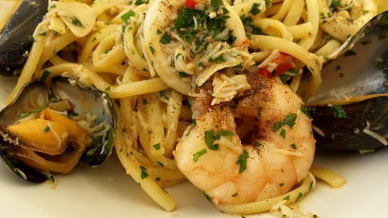 newlyn crabmeat seafood linguine