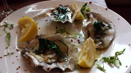 oysters £2ea