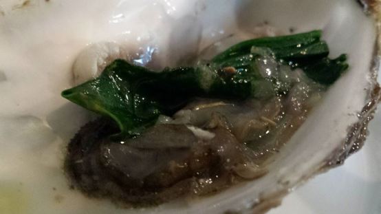 rock oysters, vinaigrette