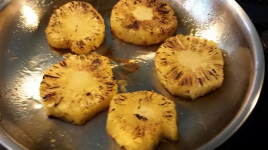 roasted pineapples