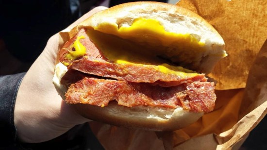 salt beef bagel £3.70