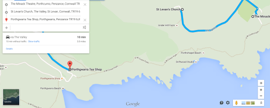 minack theatre, southwest coast path, porthgwarra