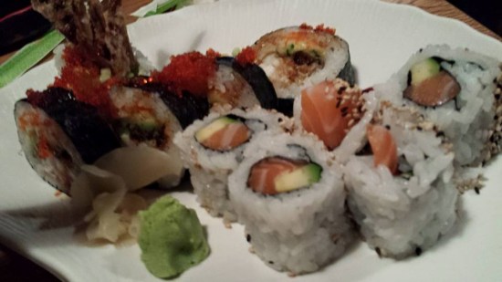 spider maki & salmon maki