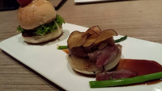 wagyu foie gras & mini burger