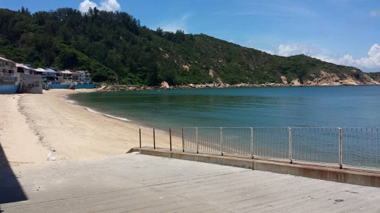 beach at cheung chau island