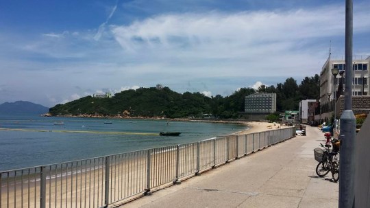 beach at cheung chau island