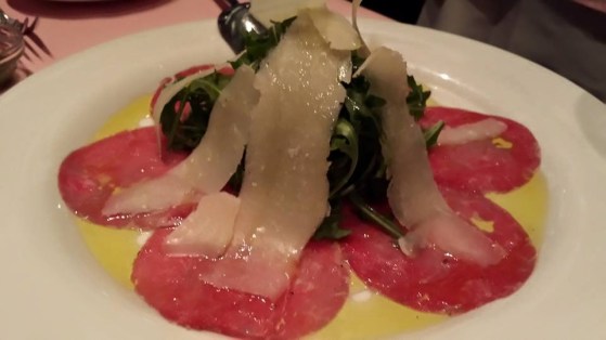 beef carpaccio