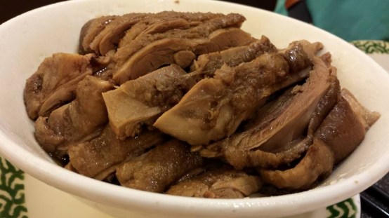 braised goose hopeless, like reboiled or overnight microwaved