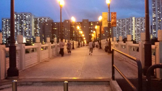 bridge at shatin park 沙田公园by the river 城门河