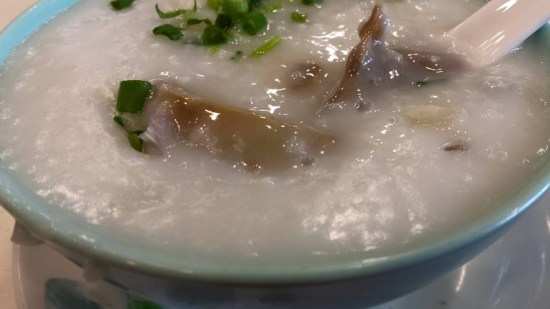 chicken innards porride 鸡杂粥