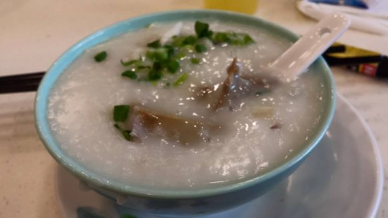 chicken innards porride 鸡杂粥