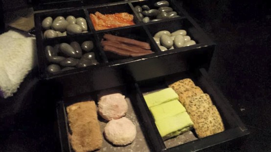 complimentary drawer dessert