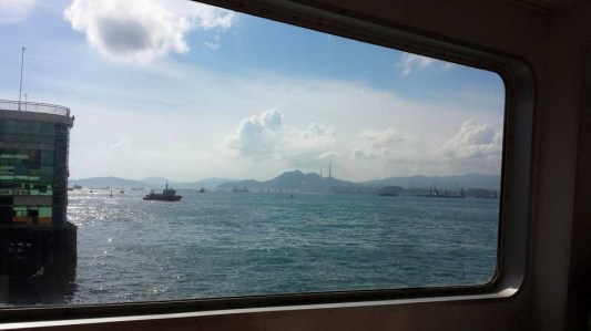 ferry arriving at central pier