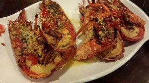 grilled chilli garlic butter lobster