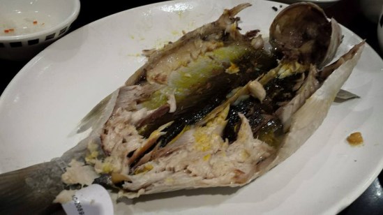 mullet 乌鱼 - meat came off easily from scales