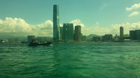 on ferry to yung shue wan 榕树湾 lama island 南丫岛