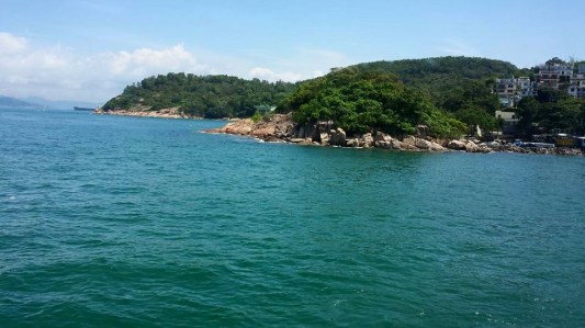 on ferry to yung shue wan 榕树湾 lama island 南丫岛