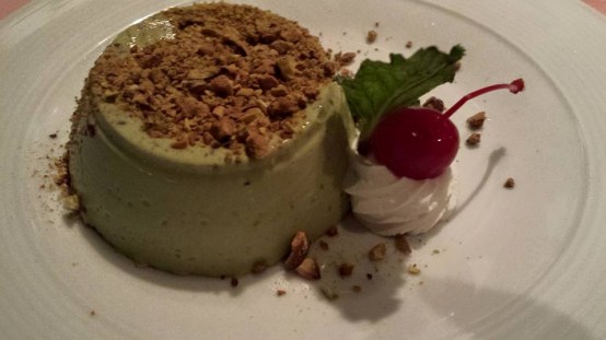pistachio panna cotta - bad!