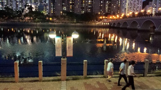 promenade at shatin park 沙田公园by the river 城门河