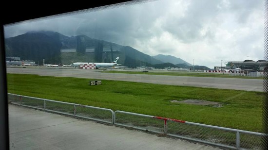 remote bay bus ferry at hong kong airport