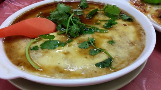 steamed egg with minced pork HK$52