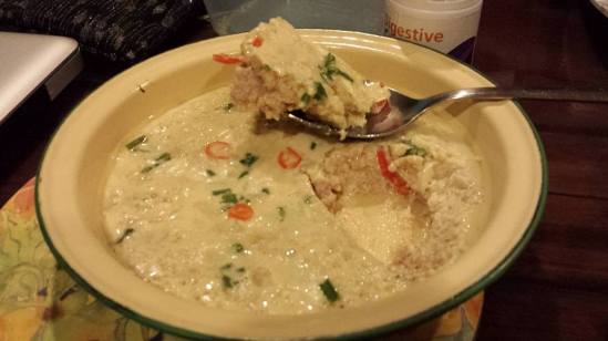 steamed egg with minced pork