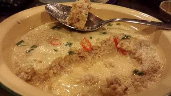 steamed egg with minced pork3