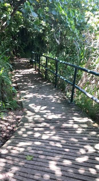 walking up from kwun yam wan beach