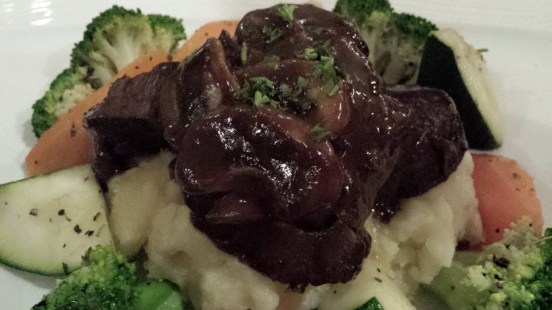braised beef cheeks