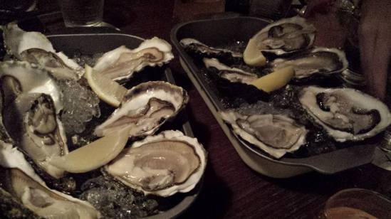 fresh oysters