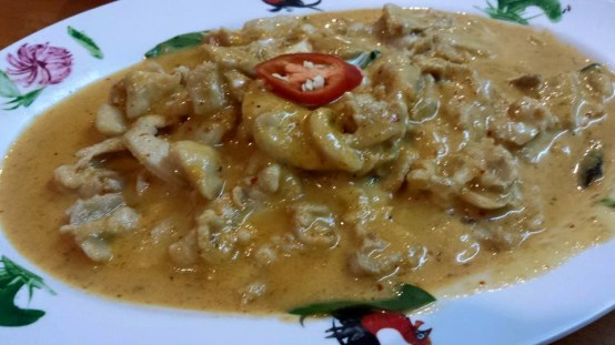 S$10 green curry chicken