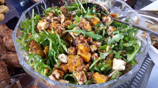 wife's pumpkin tofu salad