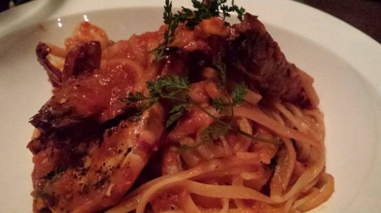 prawn linguine