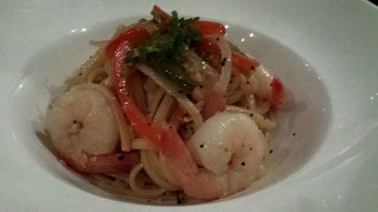 seafood alio olio linguine