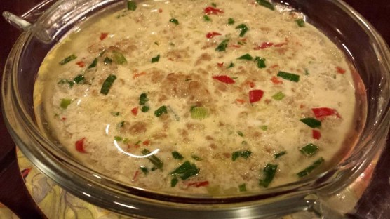 steamed egg with minced pork