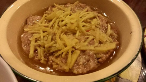 steamed minced pork with salted fish咸鱼饼