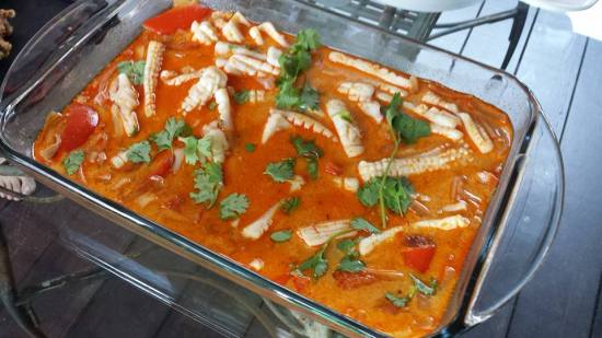 thai red curry sotong