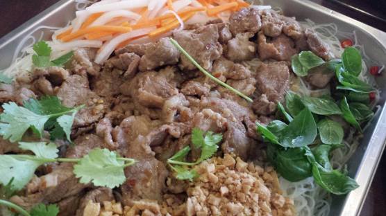 #2 vietnamese chargrilled pork cold beehoon