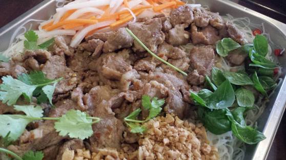 vietnamese chargrilled pork cold beehoon