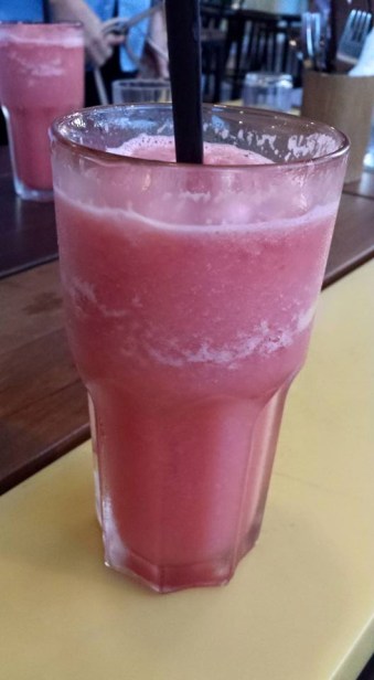 watermelon & lychee smoothie