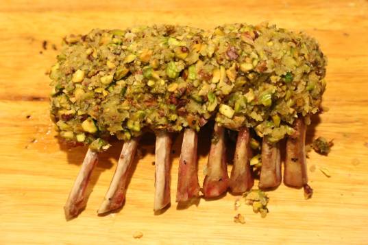 #15 pistachio crusted rack of lamb - those who eat lamb all liked this